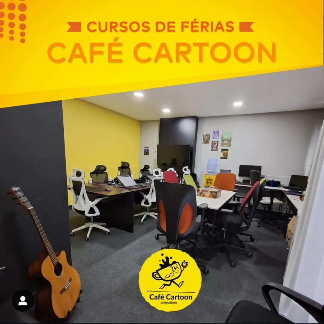Café Cartoon Animations oferece cursos de férias em Manaus