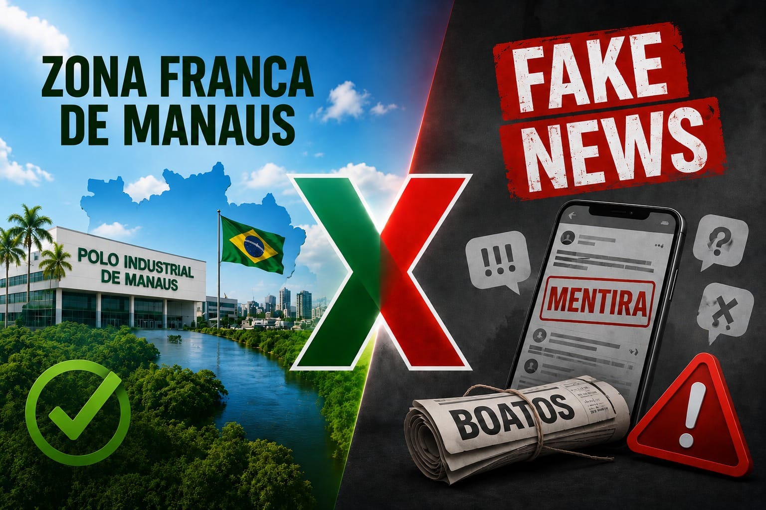 Zona franca de Manaus VS Fake News